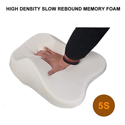 3D Memory Foam Car Neck Pillow and Lumbar Support Cushion Set