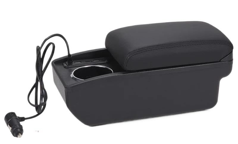 Peugeot 307 2001-2008 Seat Gap Storage Box Double Layer Armrest Organizer