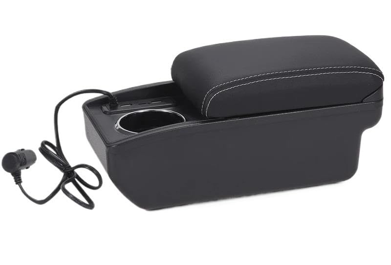 Peugeot 307 2001-2008 Seat Gap Storage Box Double Layer Armrest Organizer