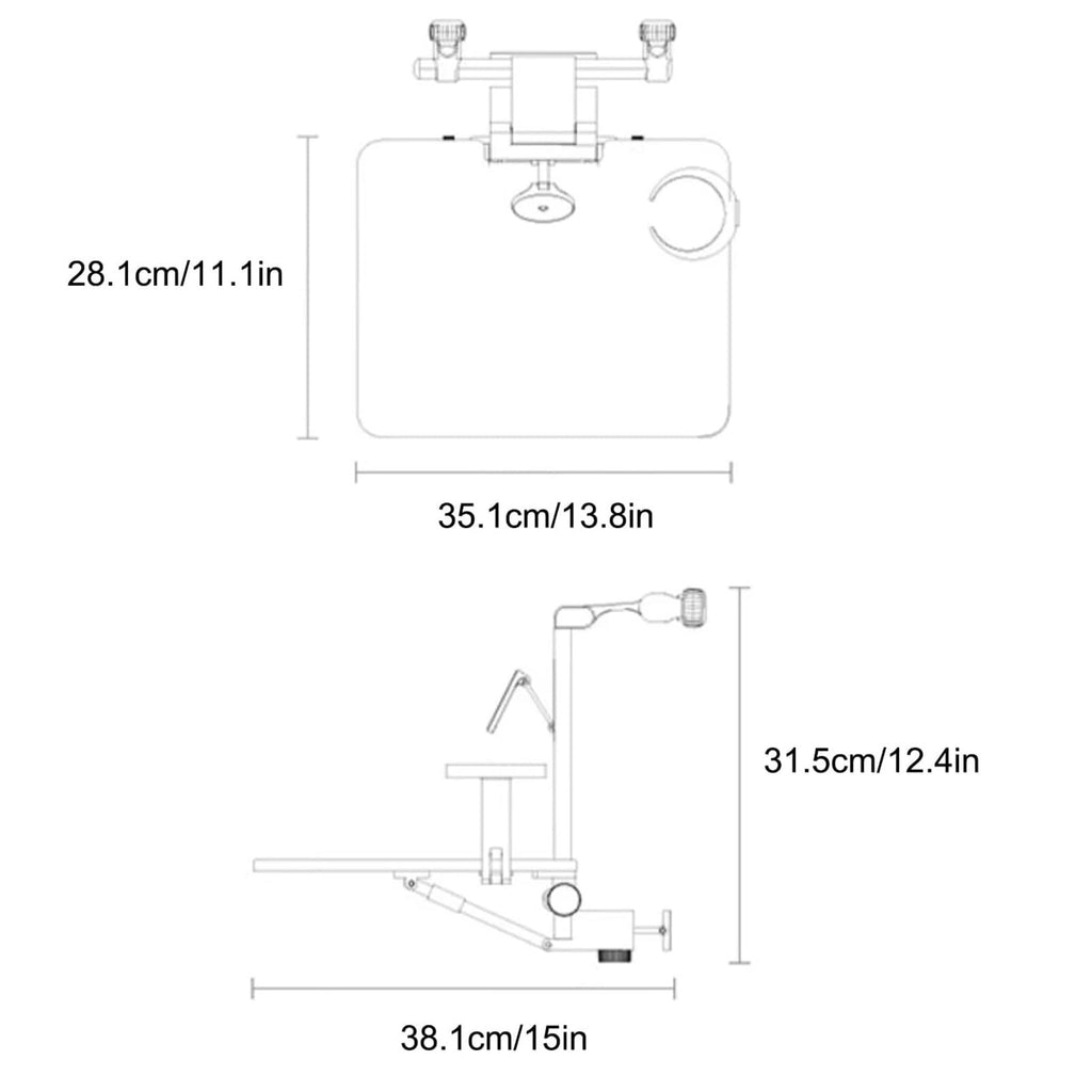 Foldable Car Seat Tray Table with Phone Holder for Food and Work