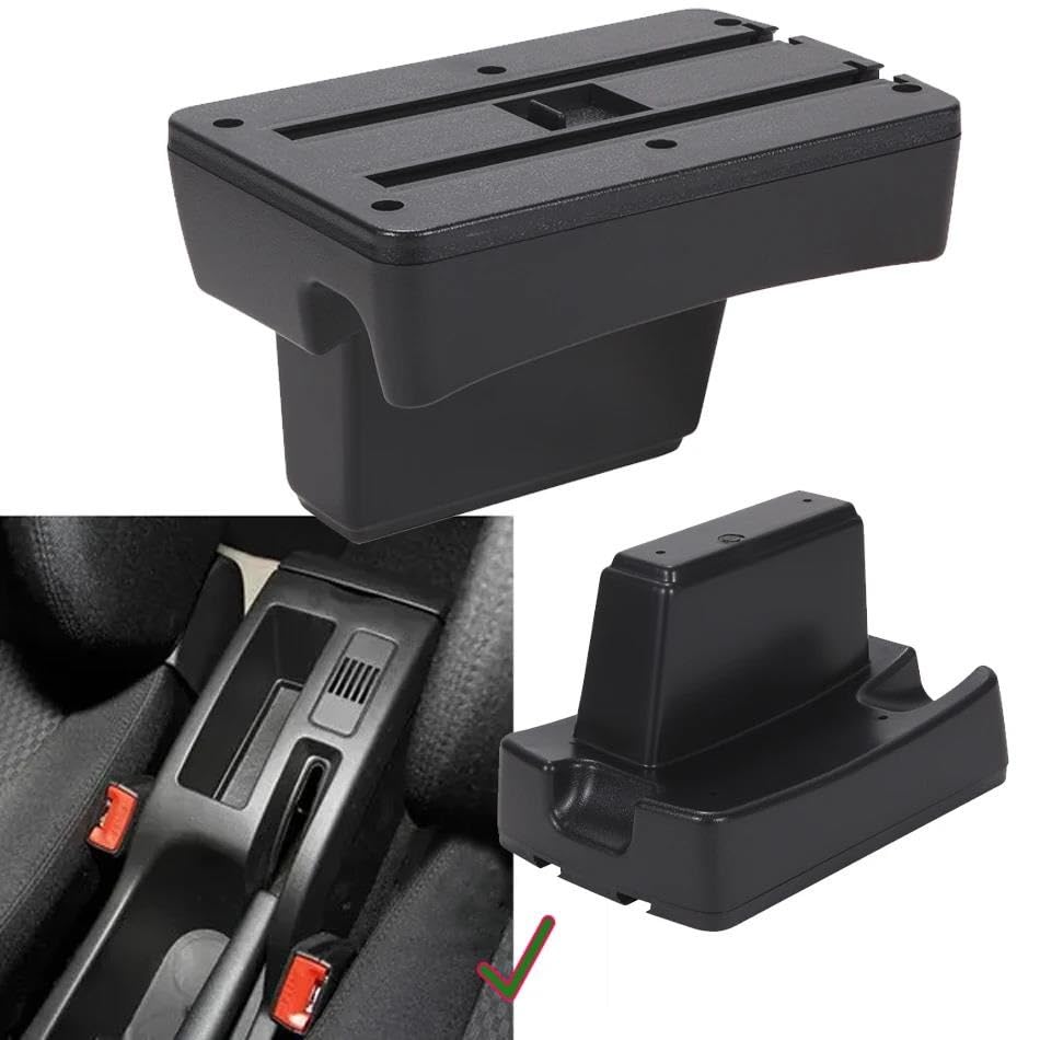 Peugeot 307 2001-2008 Seat Gap Storage Box Double Layer Armrest Organizer
