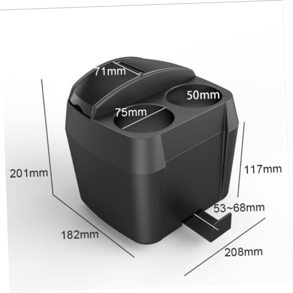 Car Cup Holder Trash Bin Multi-Function Storage Case