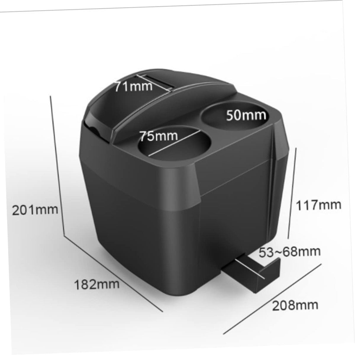 Car Cup Holder Trash Bin Multi-Function Storage Case