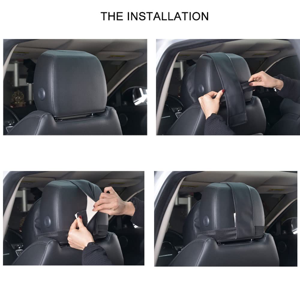 3D Memory Foam Car Neck Pillow and Lumbar Support Cushion Set