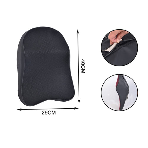 3D Memory Foam Car Neck Pillow and Lumbar Support Cushion Set