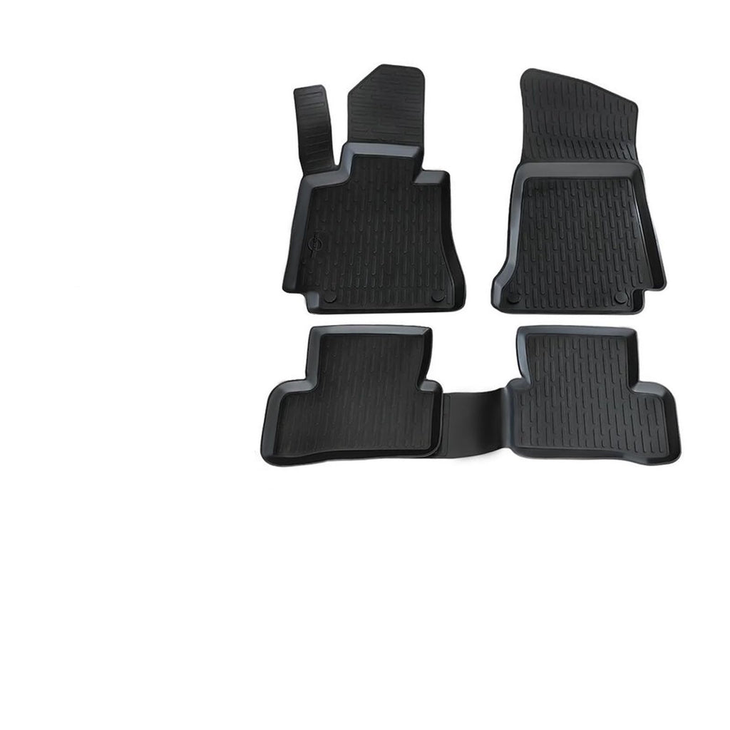 Mercedes C-Class W204 2007-2014 3D Rubber Floor Mats Non-Slip Interior Protector