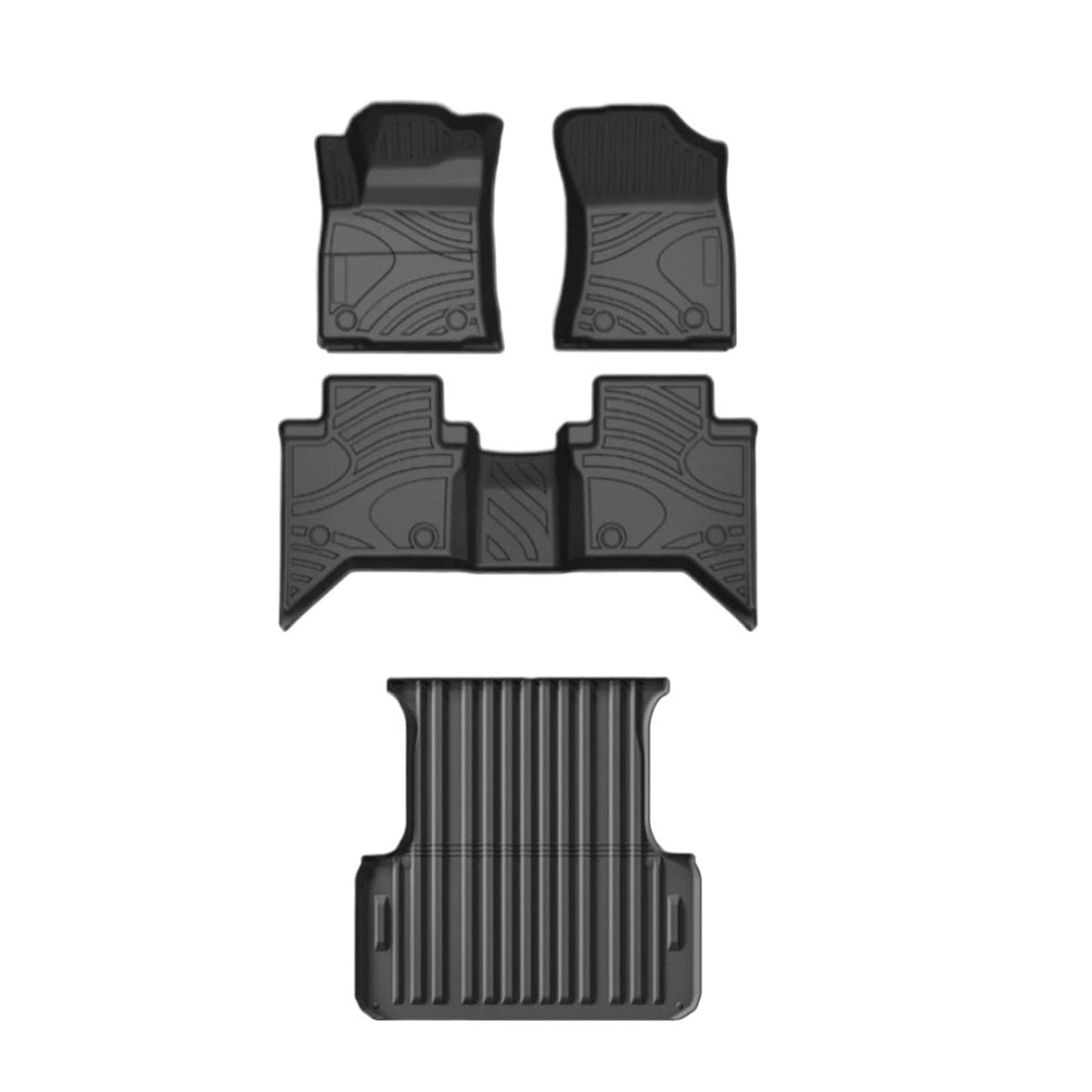 2005-2024 Compatible with Hilux/Revo Car Floor Mats All-Season