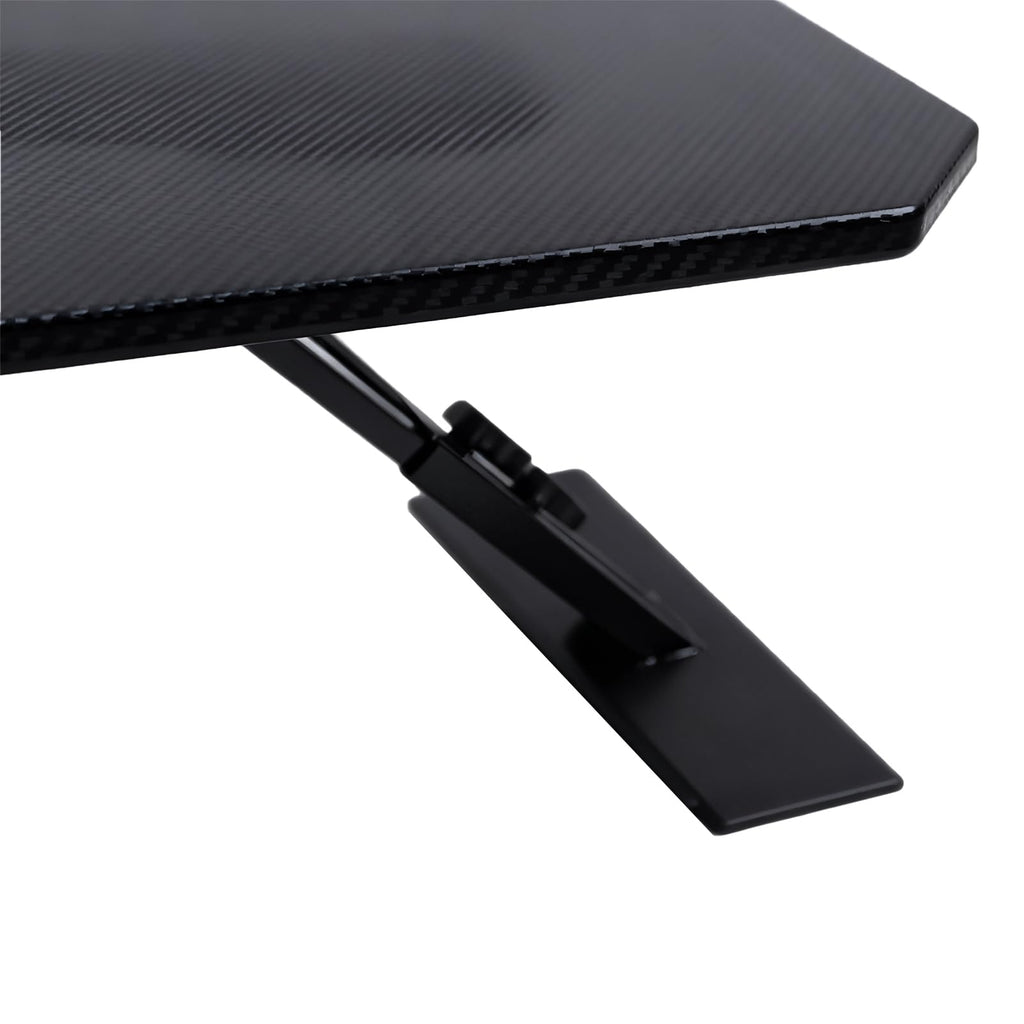 Table for Car Carbon Fiber Large 180 Adjustable
