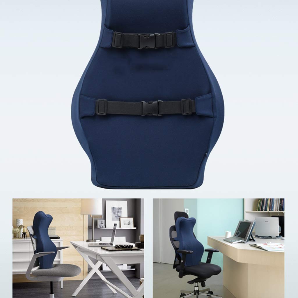 Memory Foam Lumbar Support Pillow for Car Seat and Office Chair