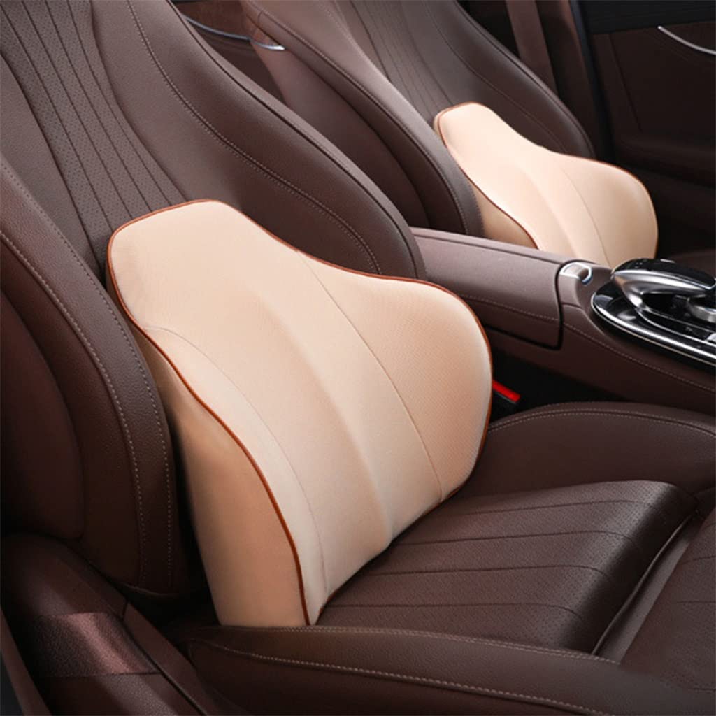 Washable Memory Foam Car Lumbar Support Pillow Back Cushion