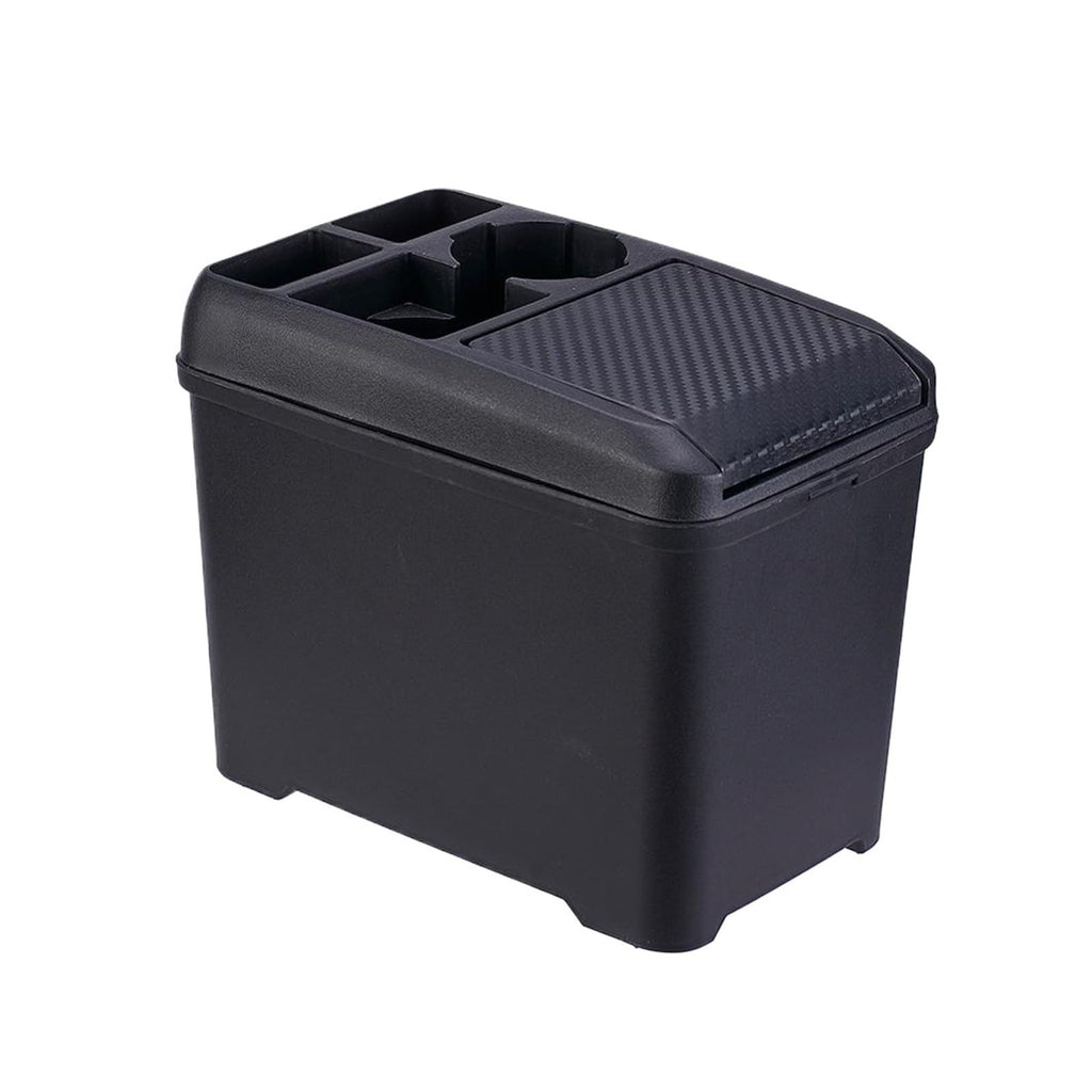 Car Trash Bin Multi-Function Storage Box with Cup Holder