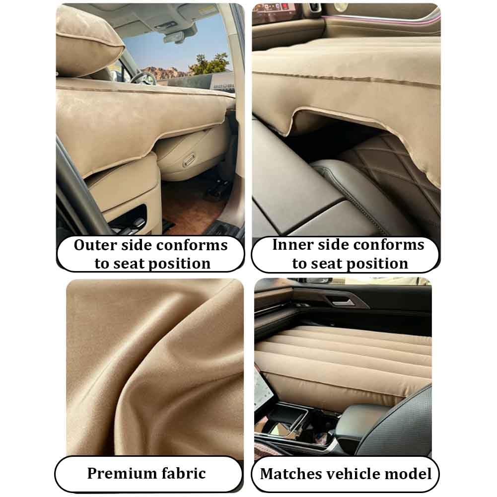 Inflatable Car Mattress with Air Pump for SUV Travel Camping Rest