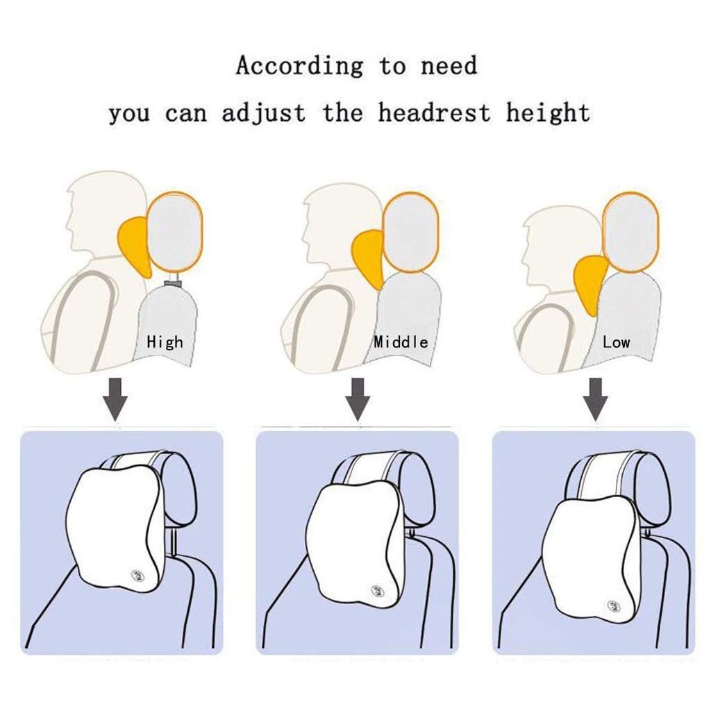 Memory Foam Car Headrest Pillow Neck Support Cushion