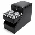 24L Center Console Organizer with Dual Cup Holders and Storage Armrest for SUVs Trucks Minivans