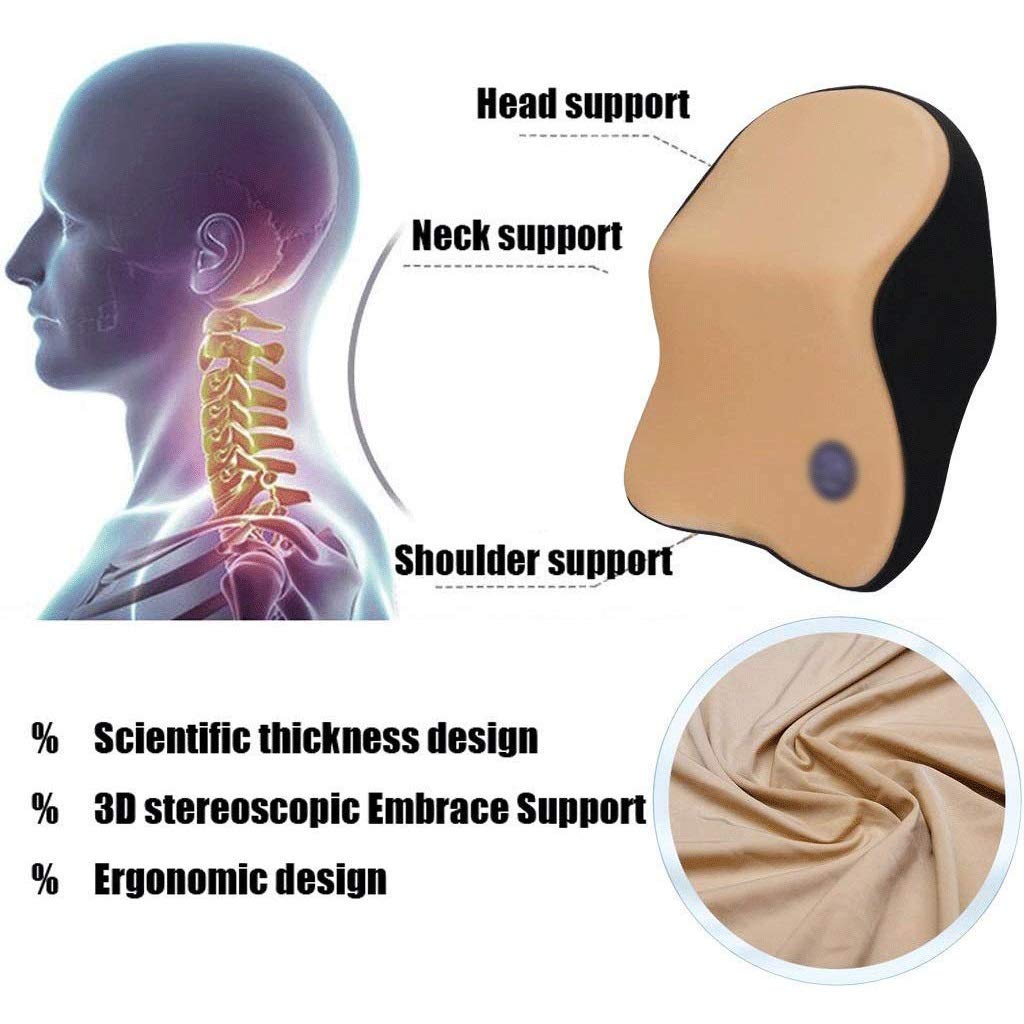 Memory Foam Car Headrest Pillow Neck Support Cushion