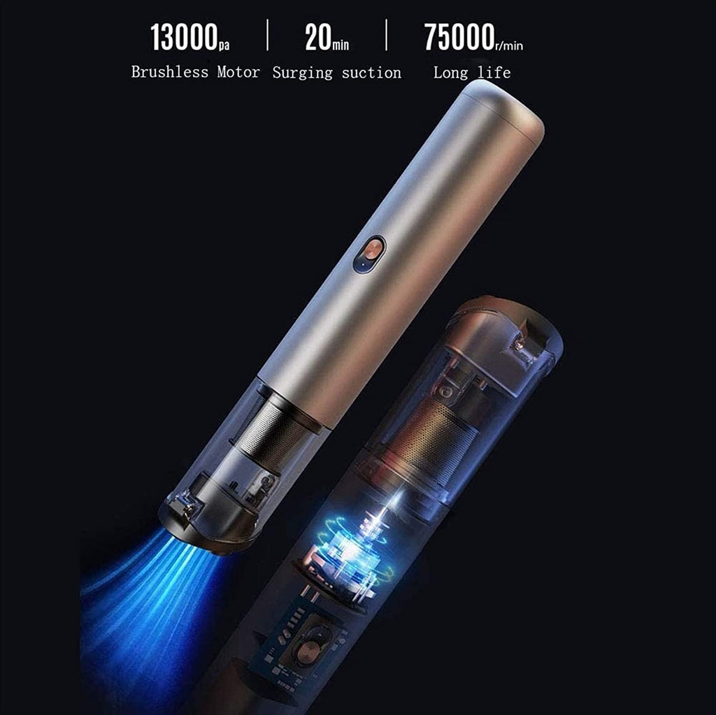 Cordless Handheld Vacuum Cleaner 13000Pa Wet Dry Car and Home Cleaner