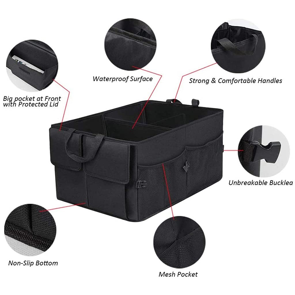 Foldable Car Trunk Organizer Nylon Storage Box