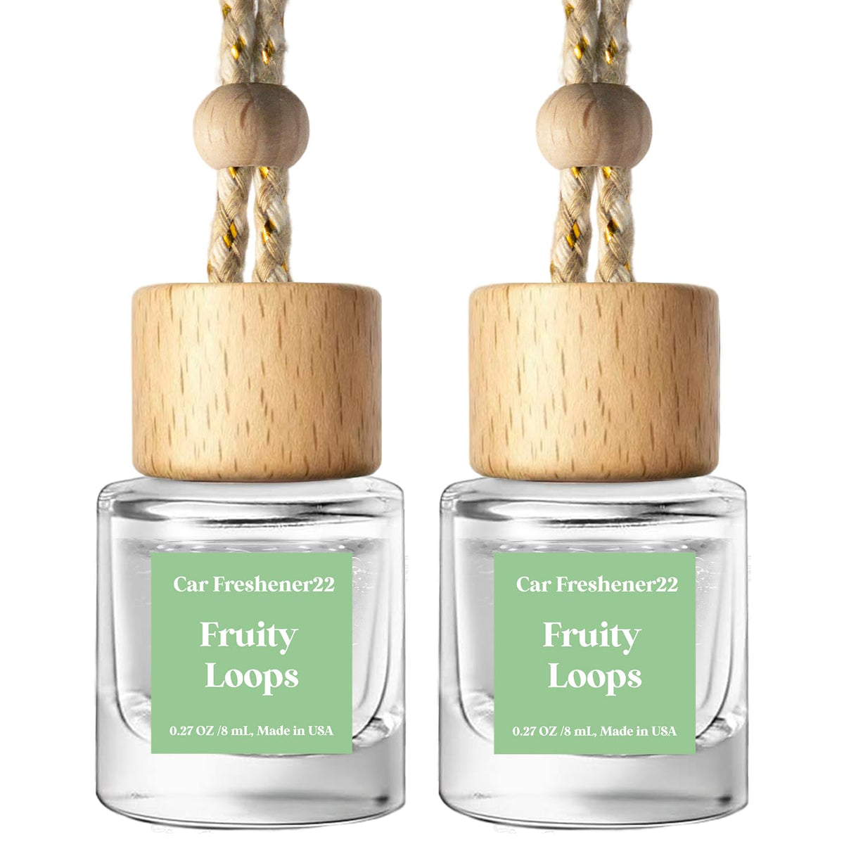 Car Hanging Air Freshener Diffuser 2 Pack