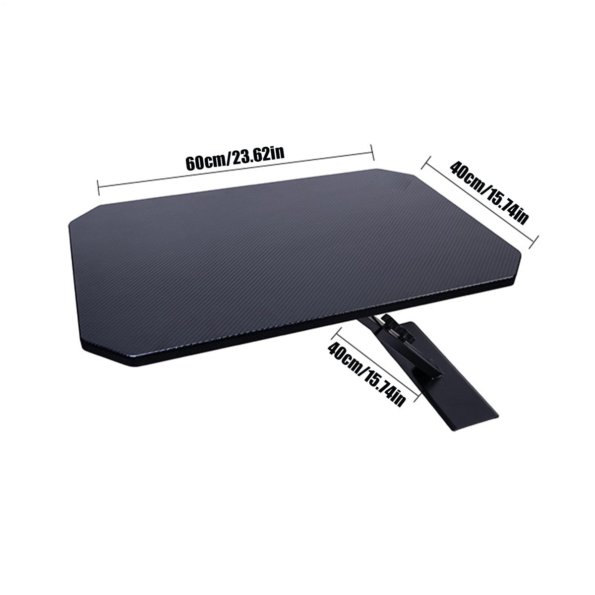 Table for Car Carbon Fiber Large 180 Adjustable