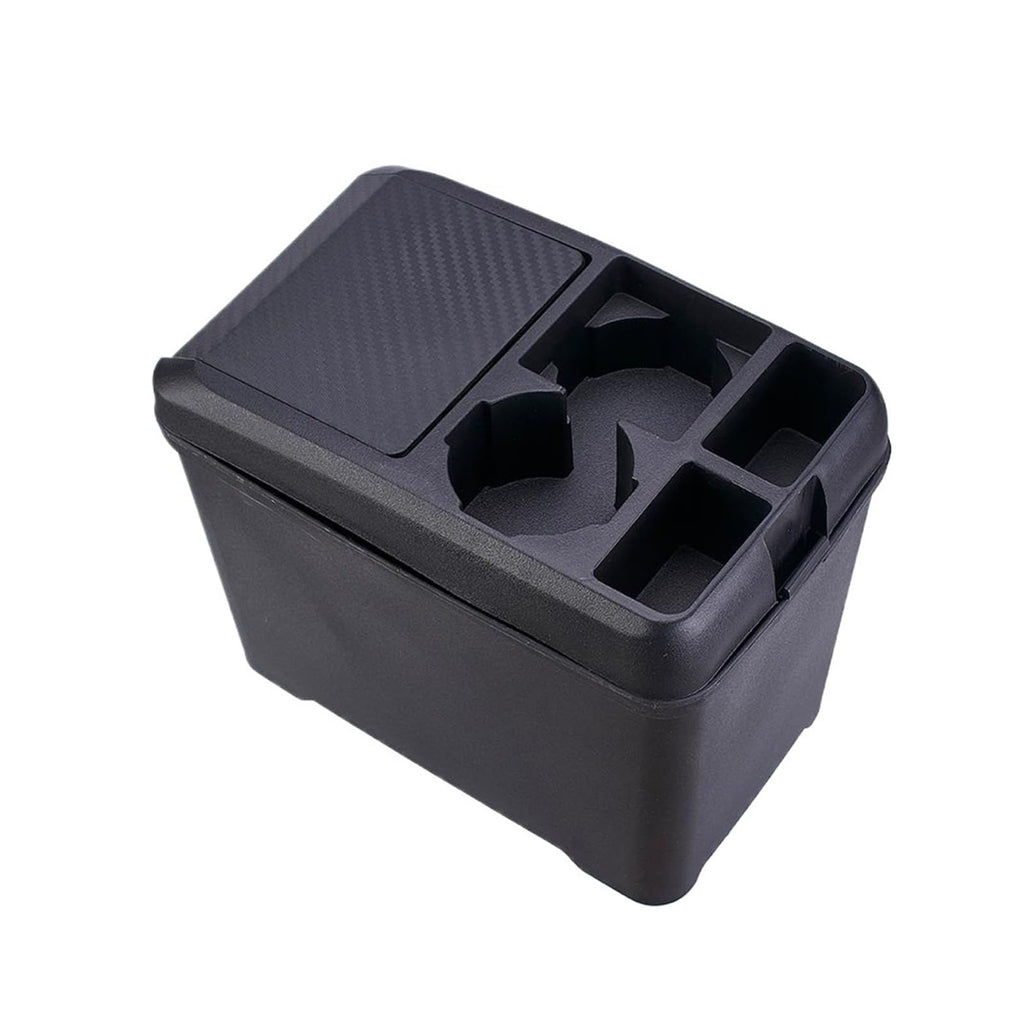 Car Trash Bin Multi-Function Storage Box with Cup Holder