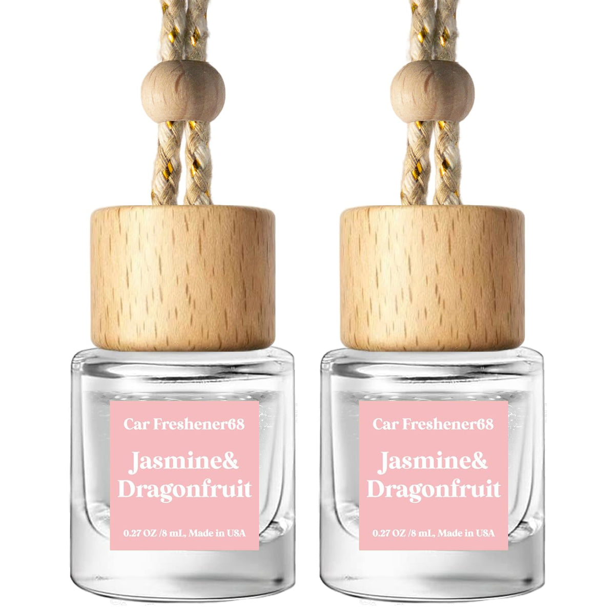 Car Hanging Air Freshener Diffuser 2 Pack