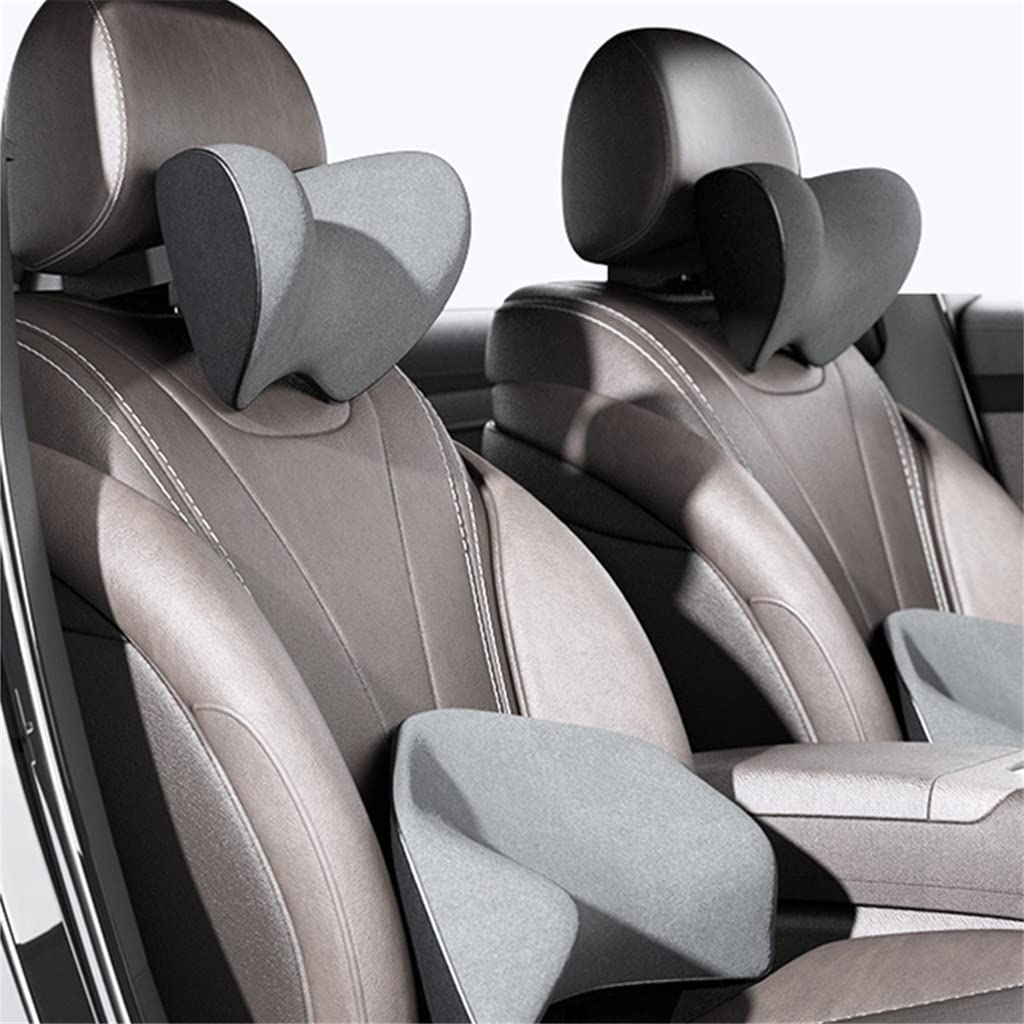 Universal Car Seat Neck Pillows Memory Foam Headrest Support Pair