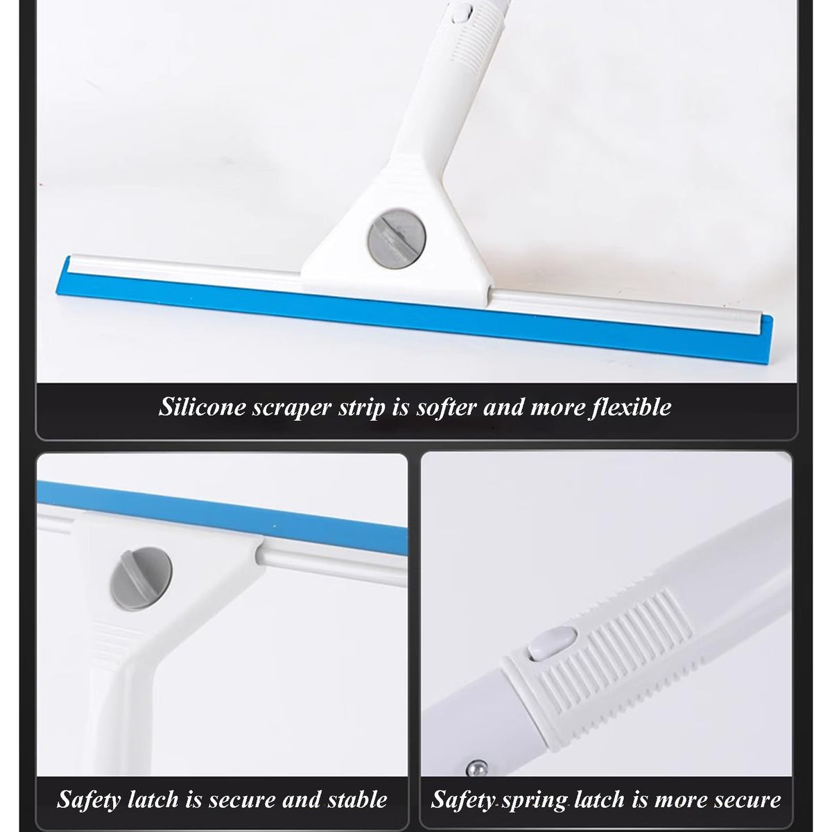 Telescopic Cleaning Brush Extension Pole for Windows Car and Glass