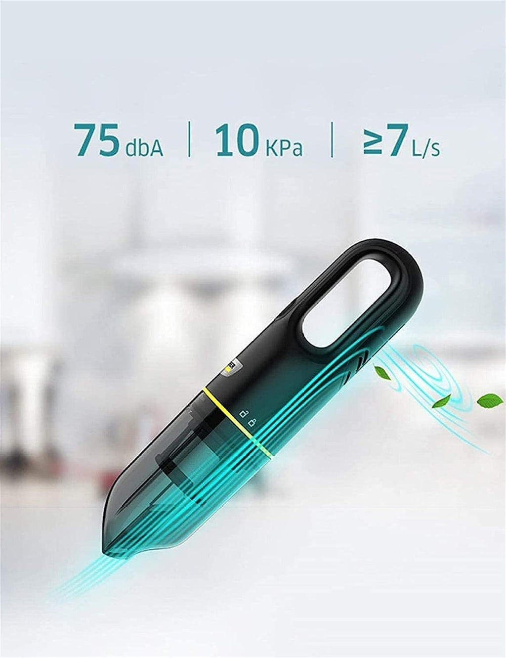 70W Cordless Car Vacuum Cleaner 10KPa Handheld Detailing Kit