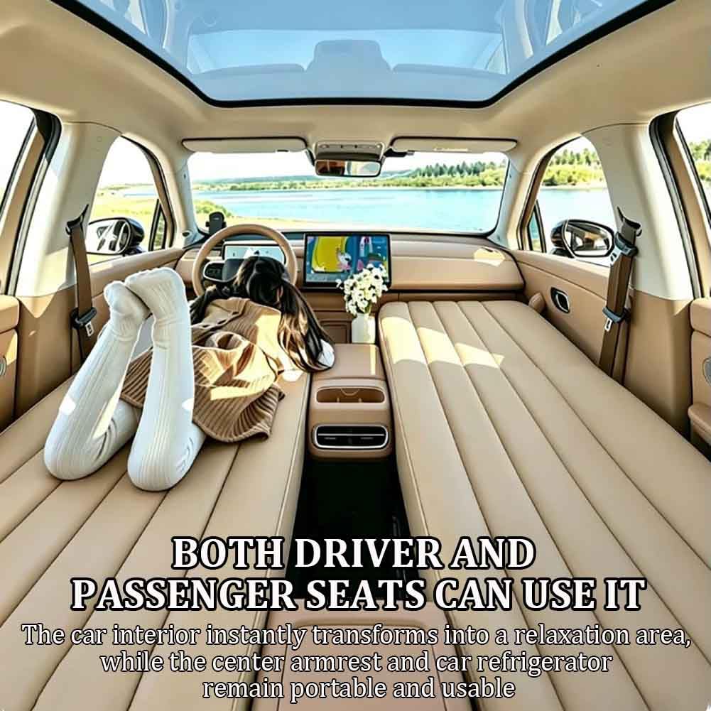 Inflatable Car Mattress with Air Pump for SUV Travel Camping Rest