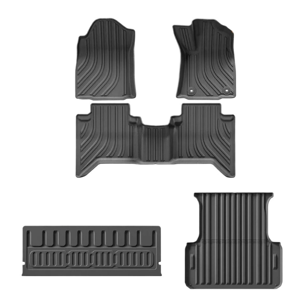 2005-2024 Compatible with Hilux/Revo Car Floor Mats All-Season