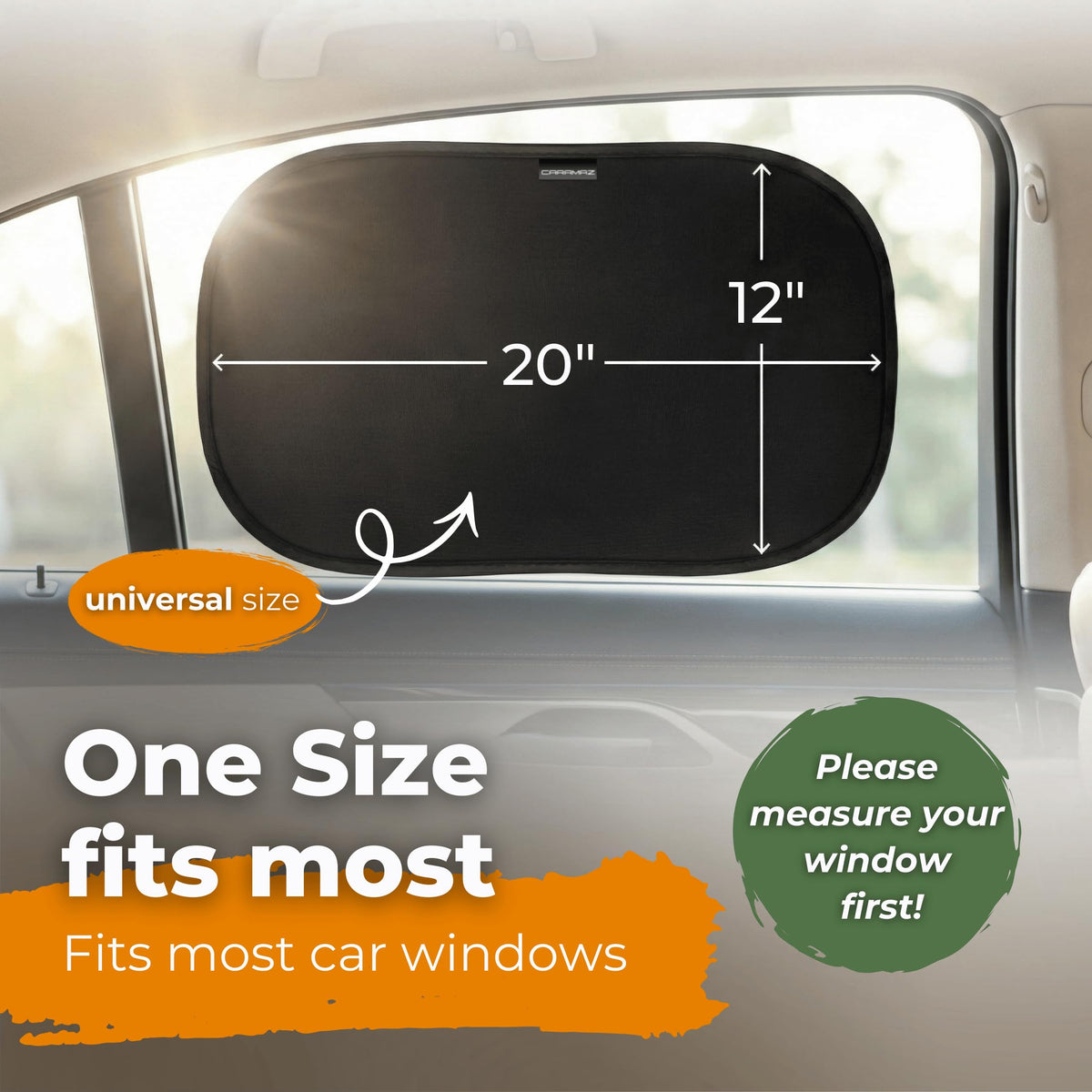 Baby Car Window Shades UV Protection Sun Shade 2 Pack