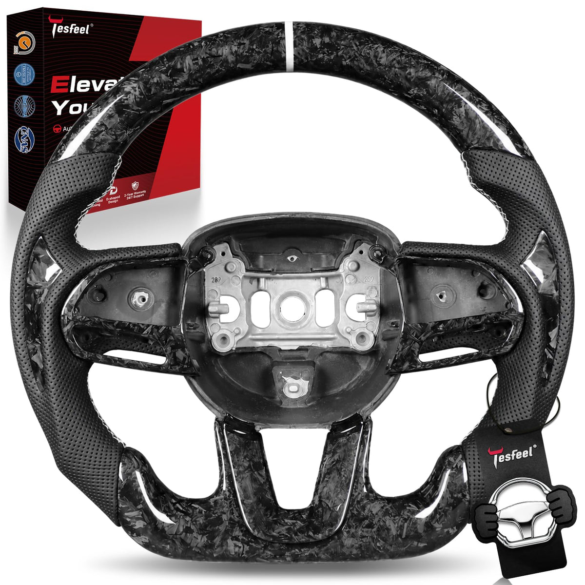 TESFEEL steering wheel for Dodge challenger