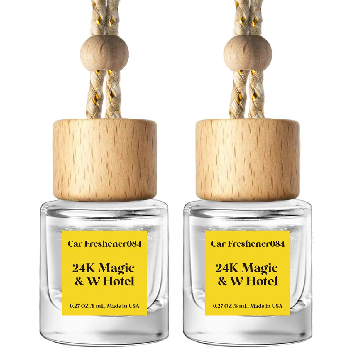 Car Hanging Air Freshener Diffuser 2 Pack