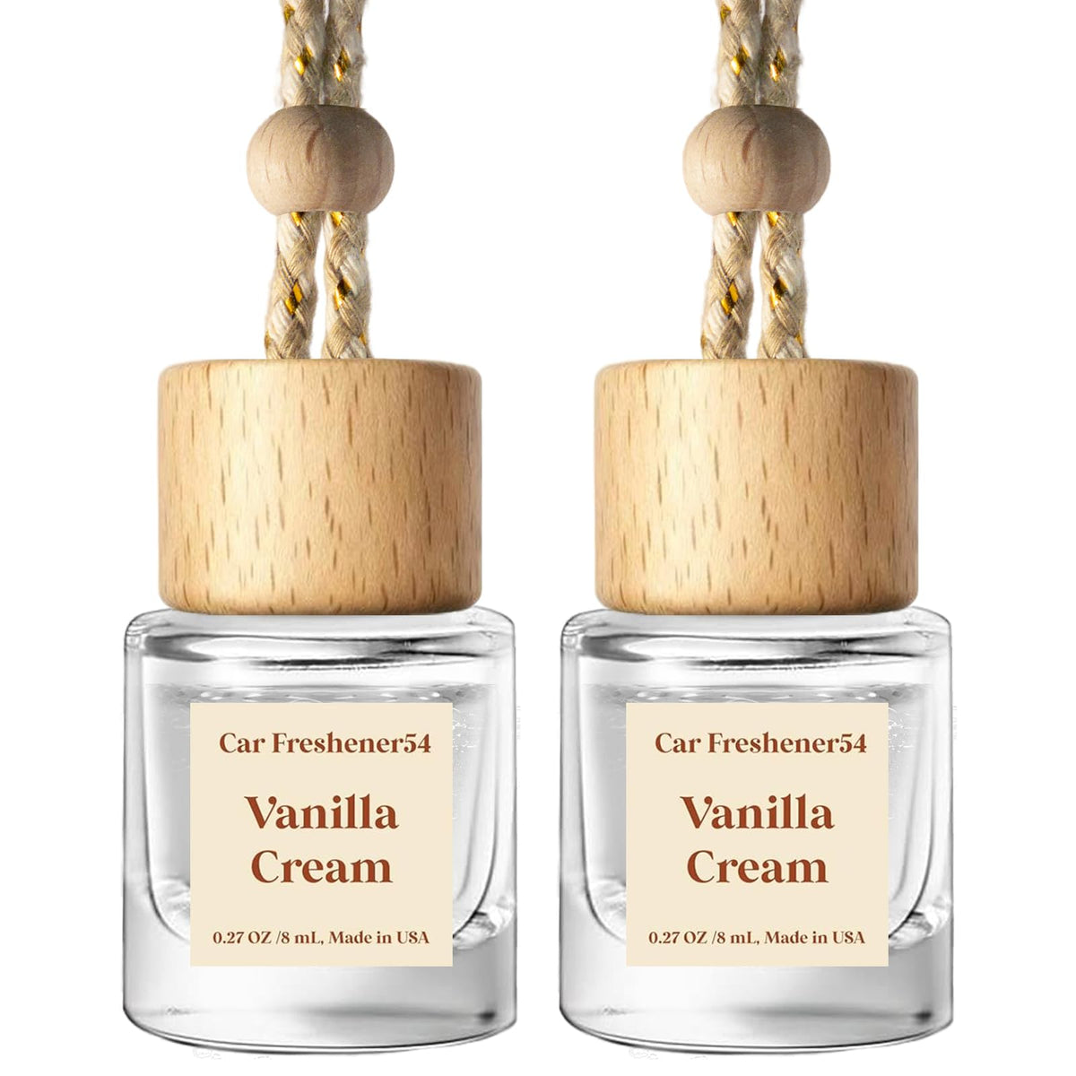 Car Hanging Air Freshener Diffuser 2 Pack
