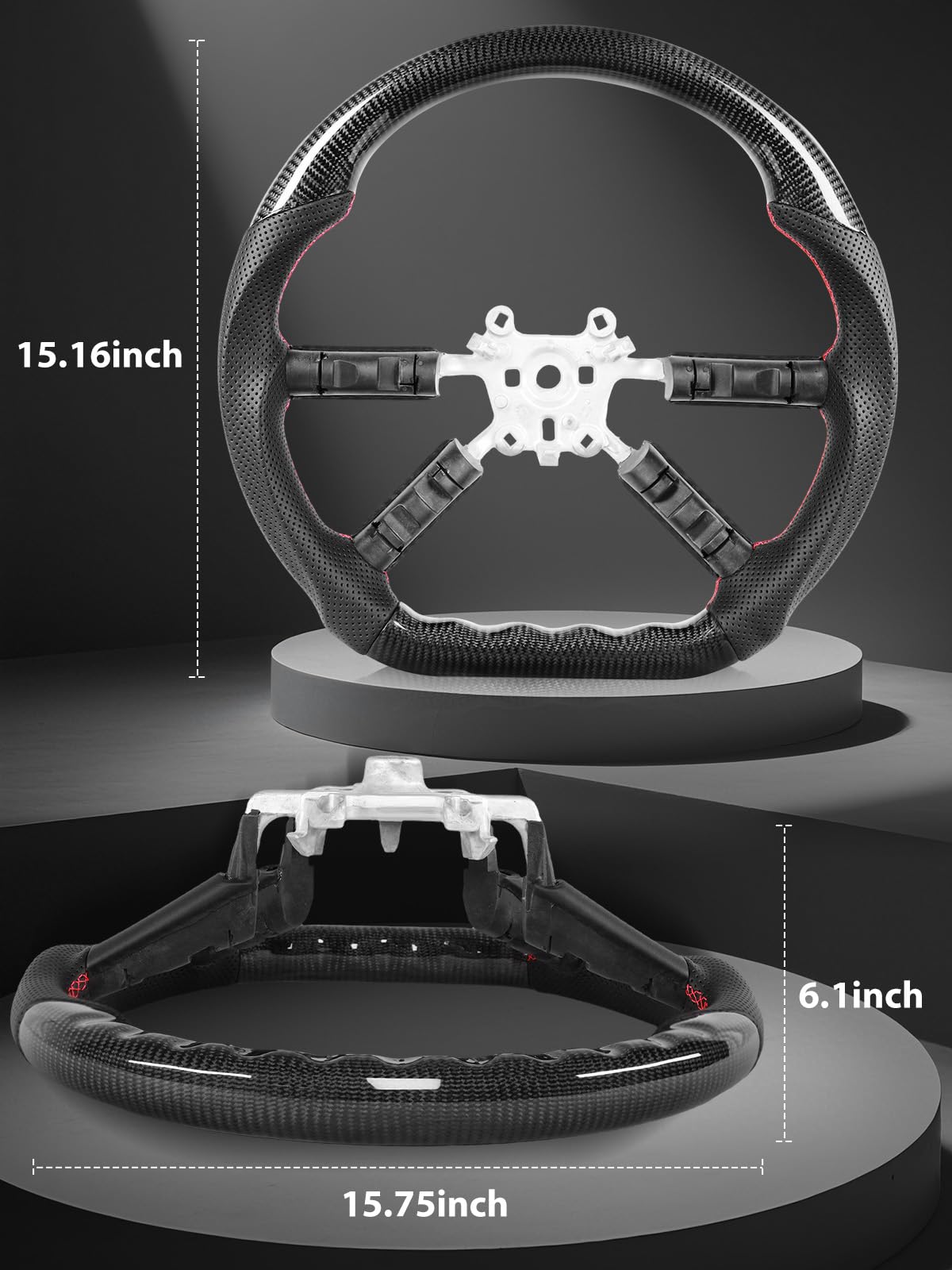 ZIMABLUE Steering Wheel for jeep wrangler