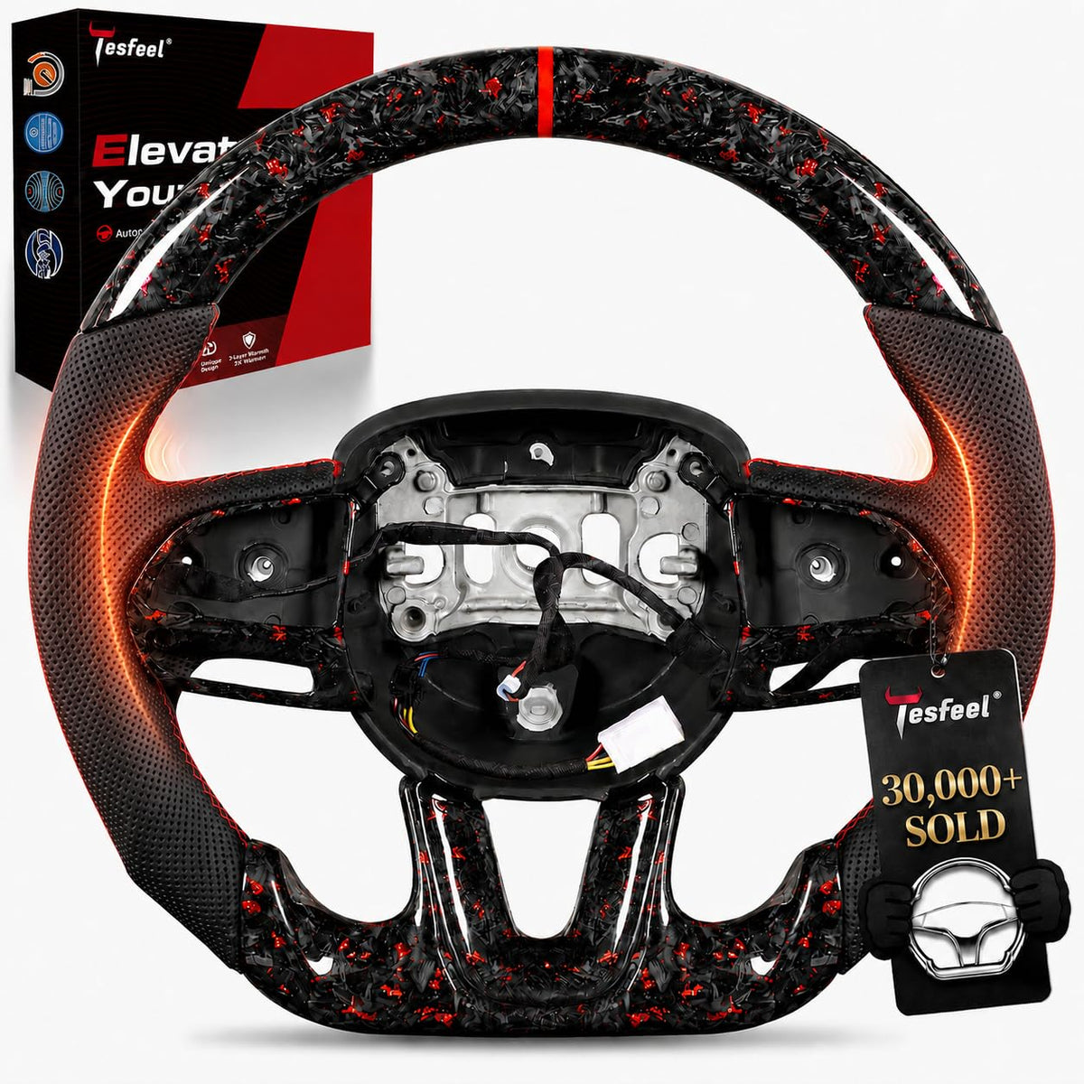 TESFEEL steering wheel for Dodge challenger