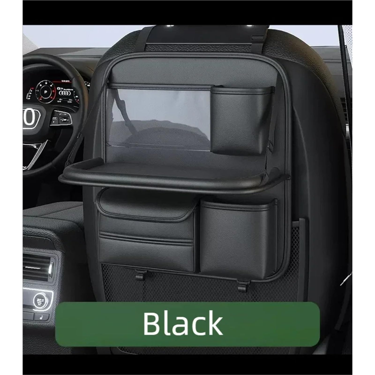 Foldable Car Seat Back Organizer Storage Rack Table Board