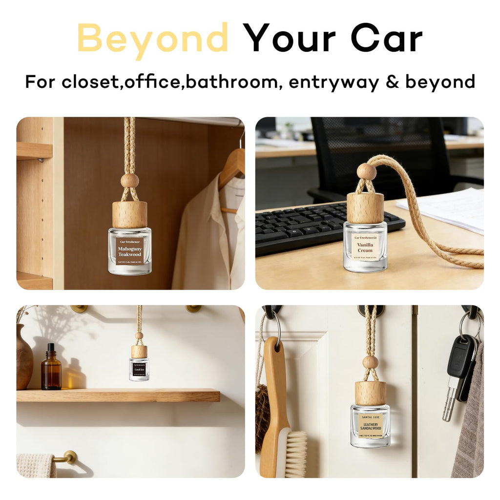 Car Hanging Air Freshener Diffuser 2 Pack