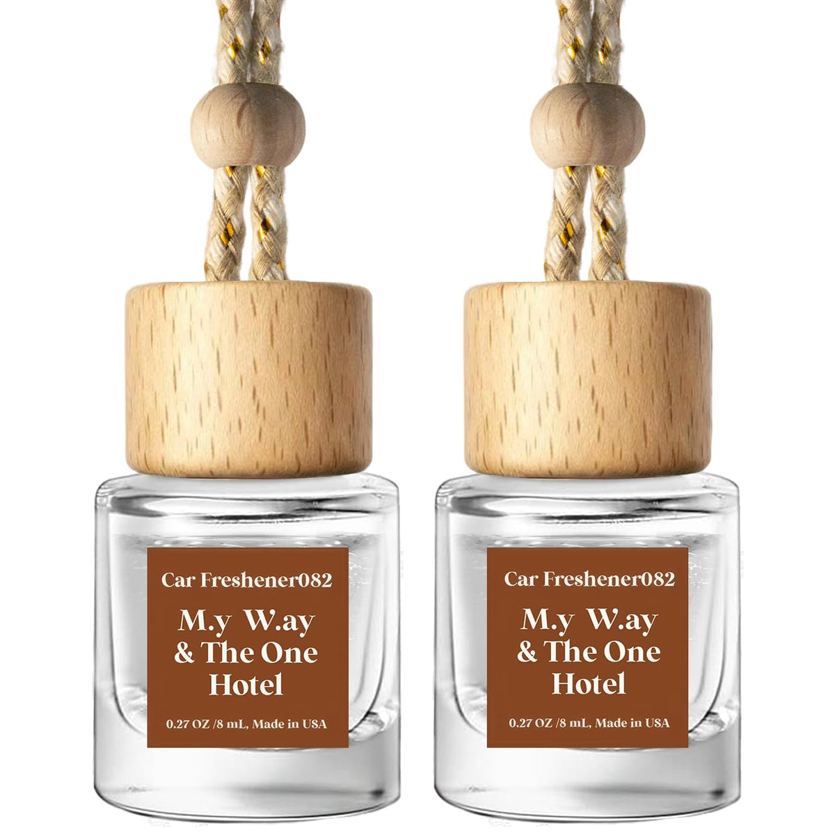 Car Hanging Air Freshener Diffuser 2 Pack