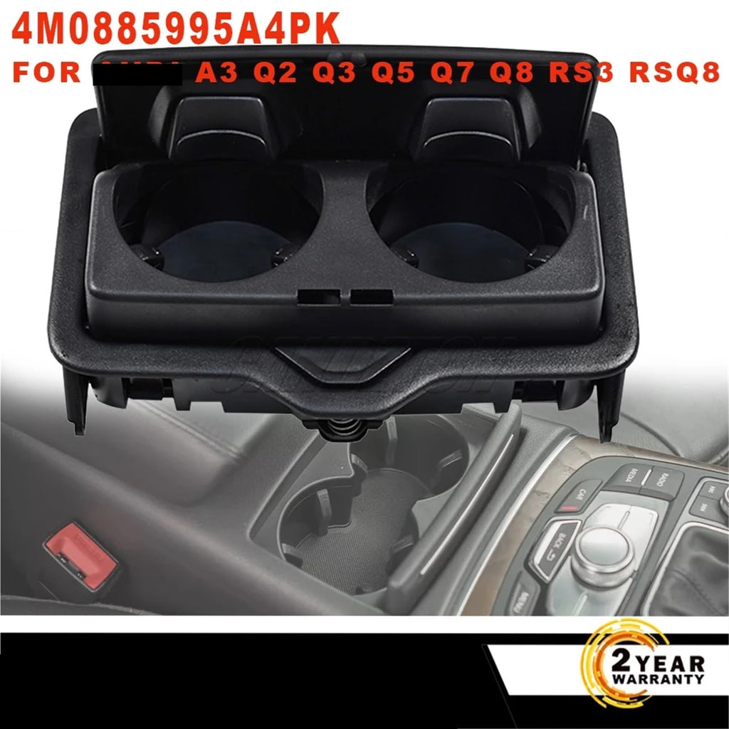 Audi Q8 Q7 Q5 Q3 Q2 A3 Rear Seat Armrest Cup Holder