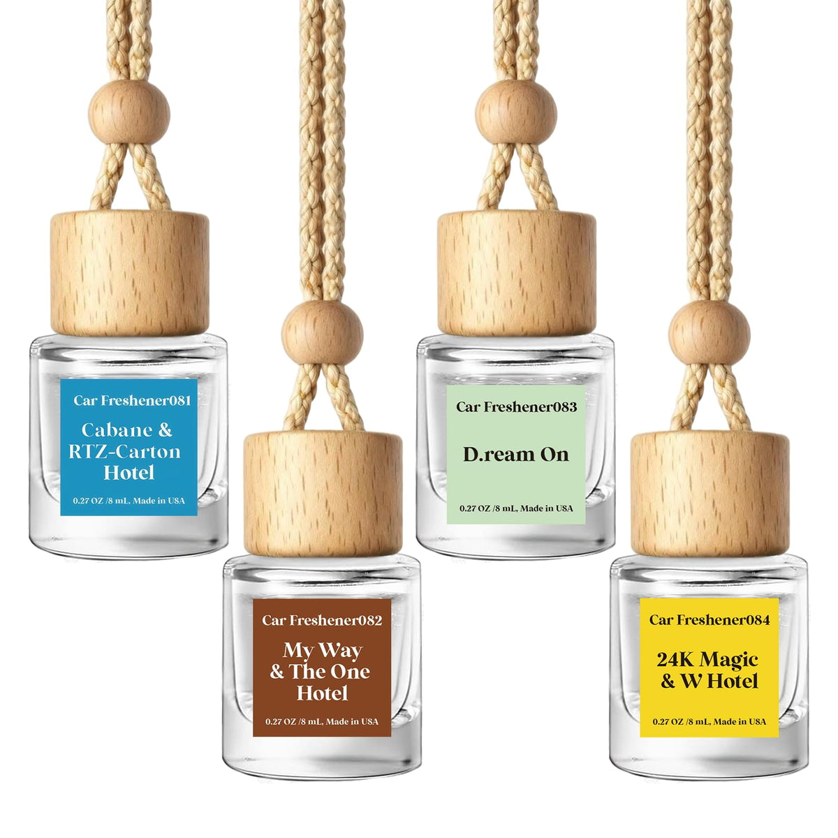 Car Hanging Air Freshener Diffuser 2 Pack