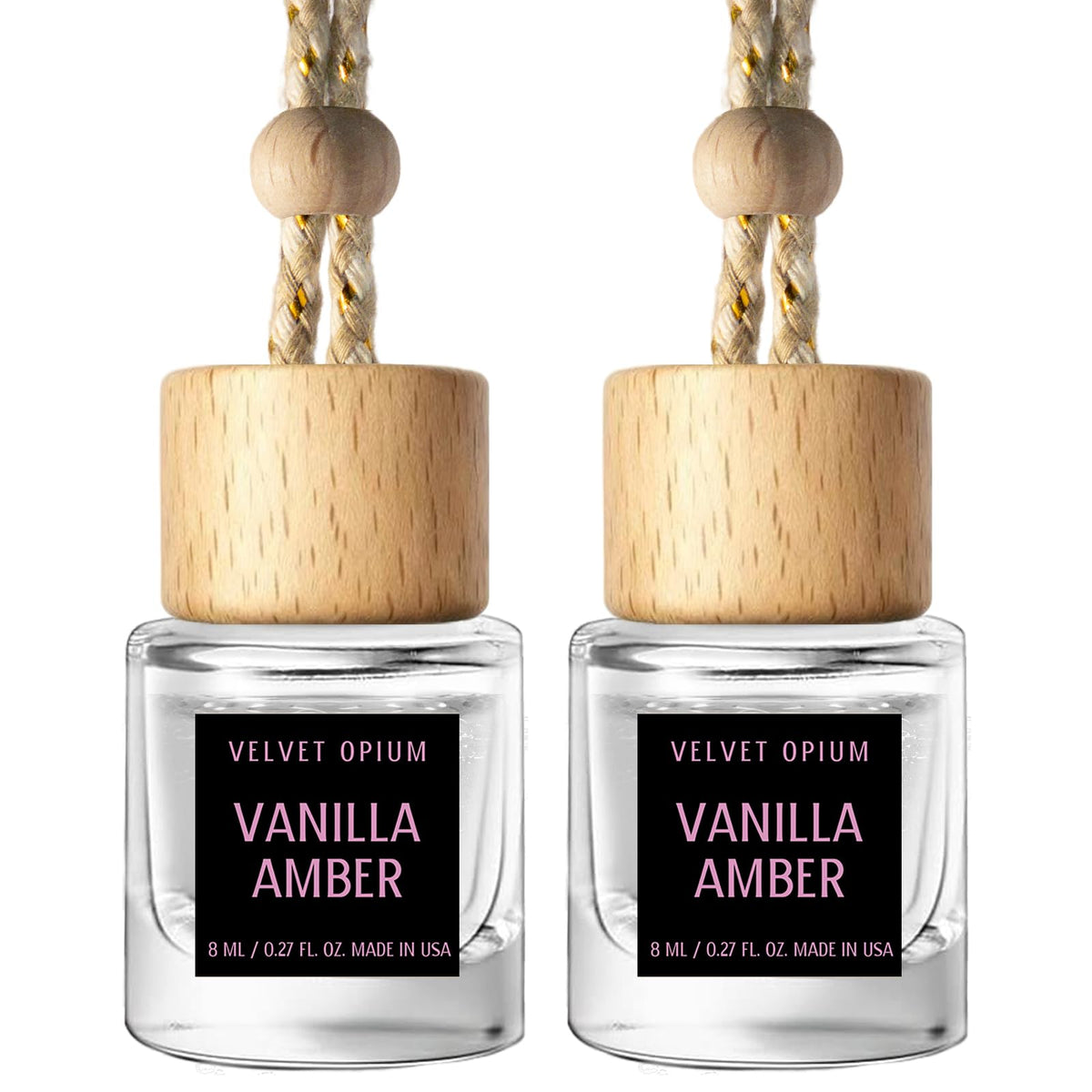 Car Hanging Air Freshener Diffuser 2 Pack