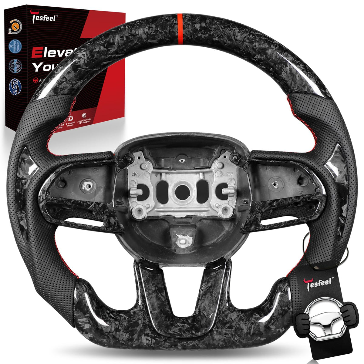 TESFEEL steering wheel for Dodge challenger