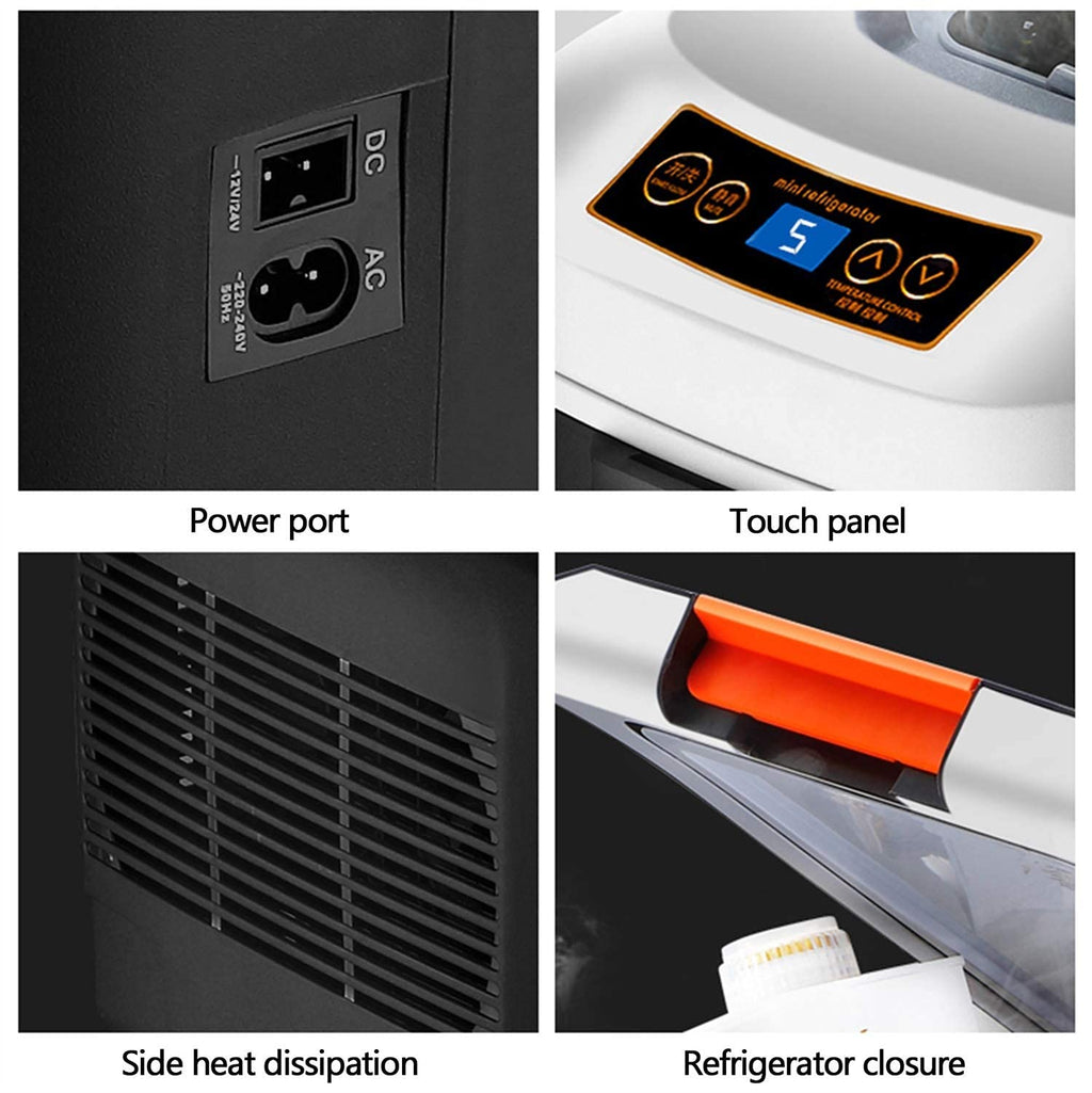 Portable Car Refrigerator Cooler and Warmer Mini Travel Freezer