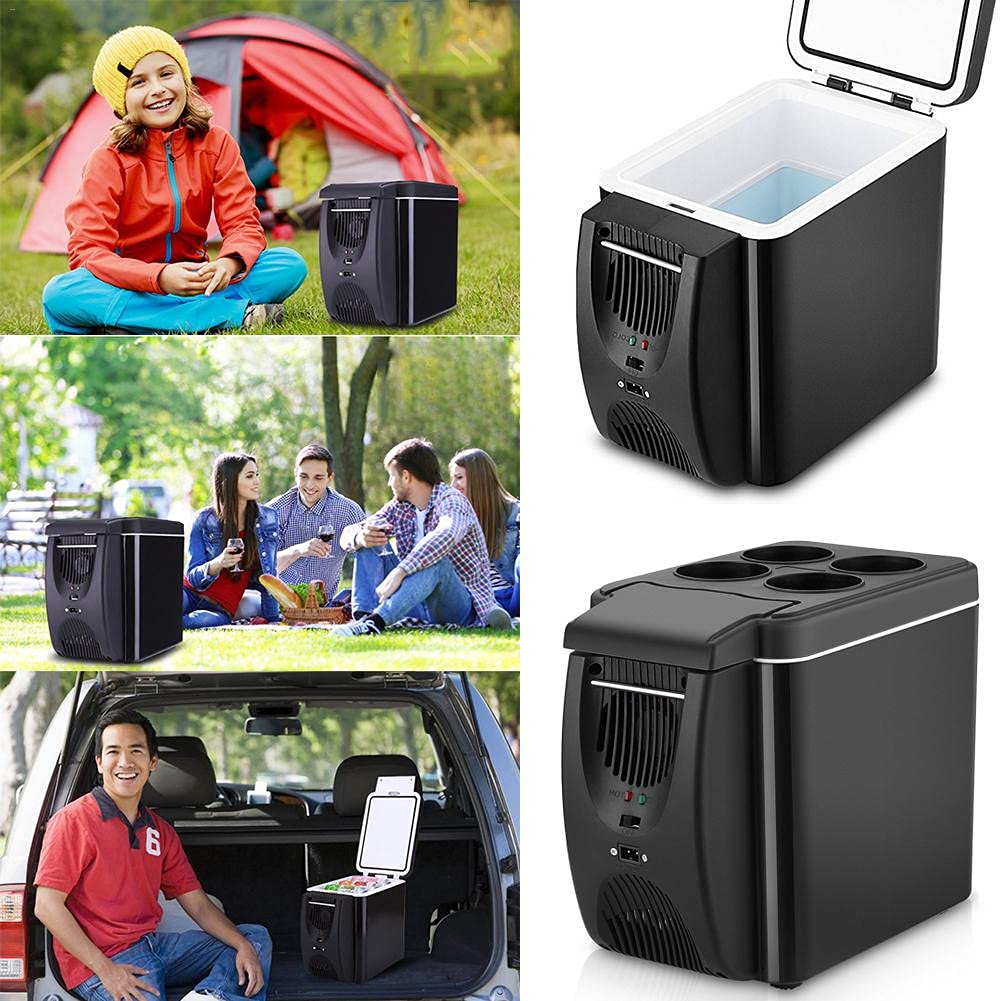 6L Portable Car Refrigerator Cooler and Warmer 12V Mini Freezer