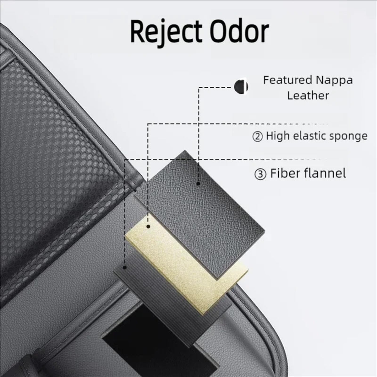 Foldable Car Seat Back Organizer Storage Rack Table Board