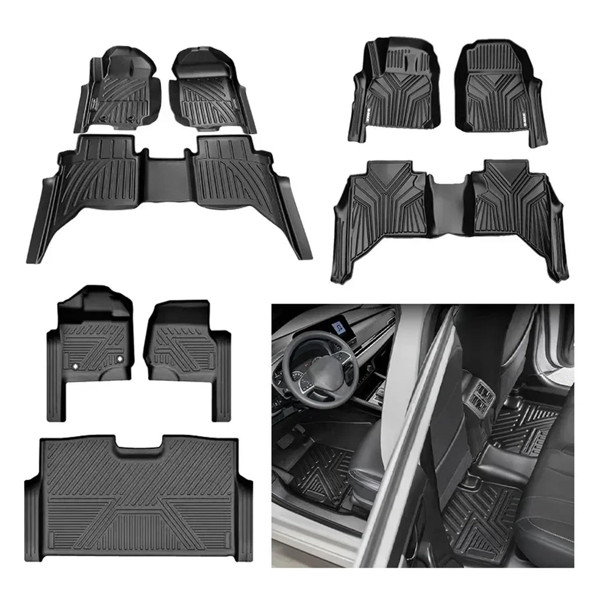 Corolla 2018+ TPO Waterproof 3D Custom Car Floor Mats