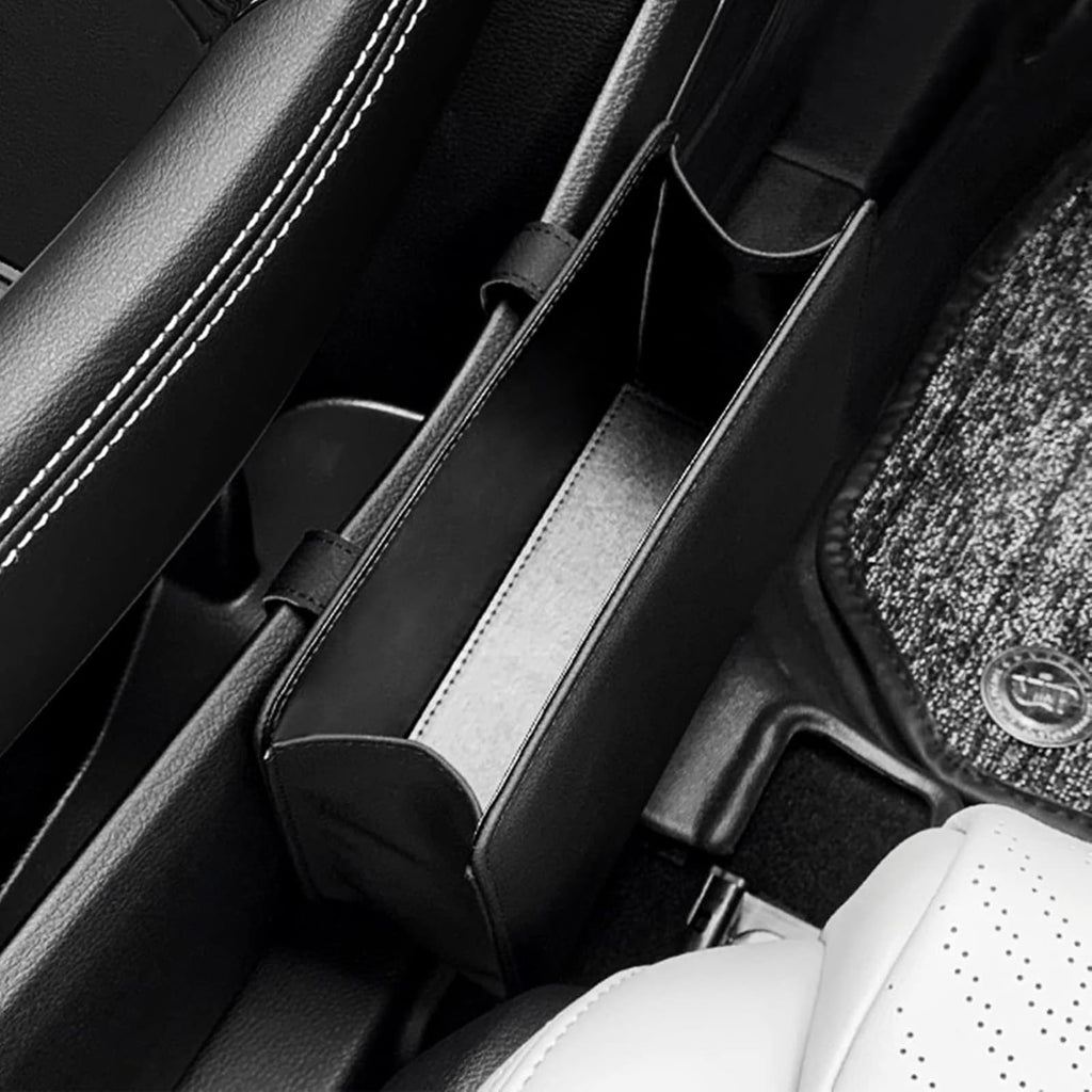 Nissan Cefiro 2004 Leather Car Trash Bin Foldable Hanging Storage Organizer