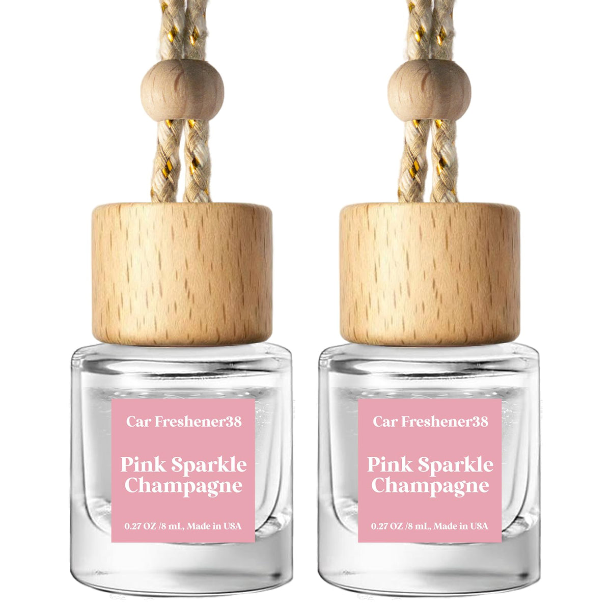 Car Hanging Air Freshener Diffuser 2 Pack