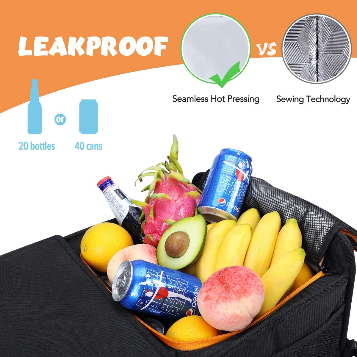 Honda CRV 2017-2022 Trunk Organizer Large Capacity Waterproof Storage Box